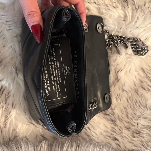 Kurt Geiger Black Quilted Shoulder Bag - Picture 4 of 6